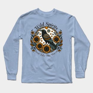 Boho Raven Long Sleeve T-Shirt